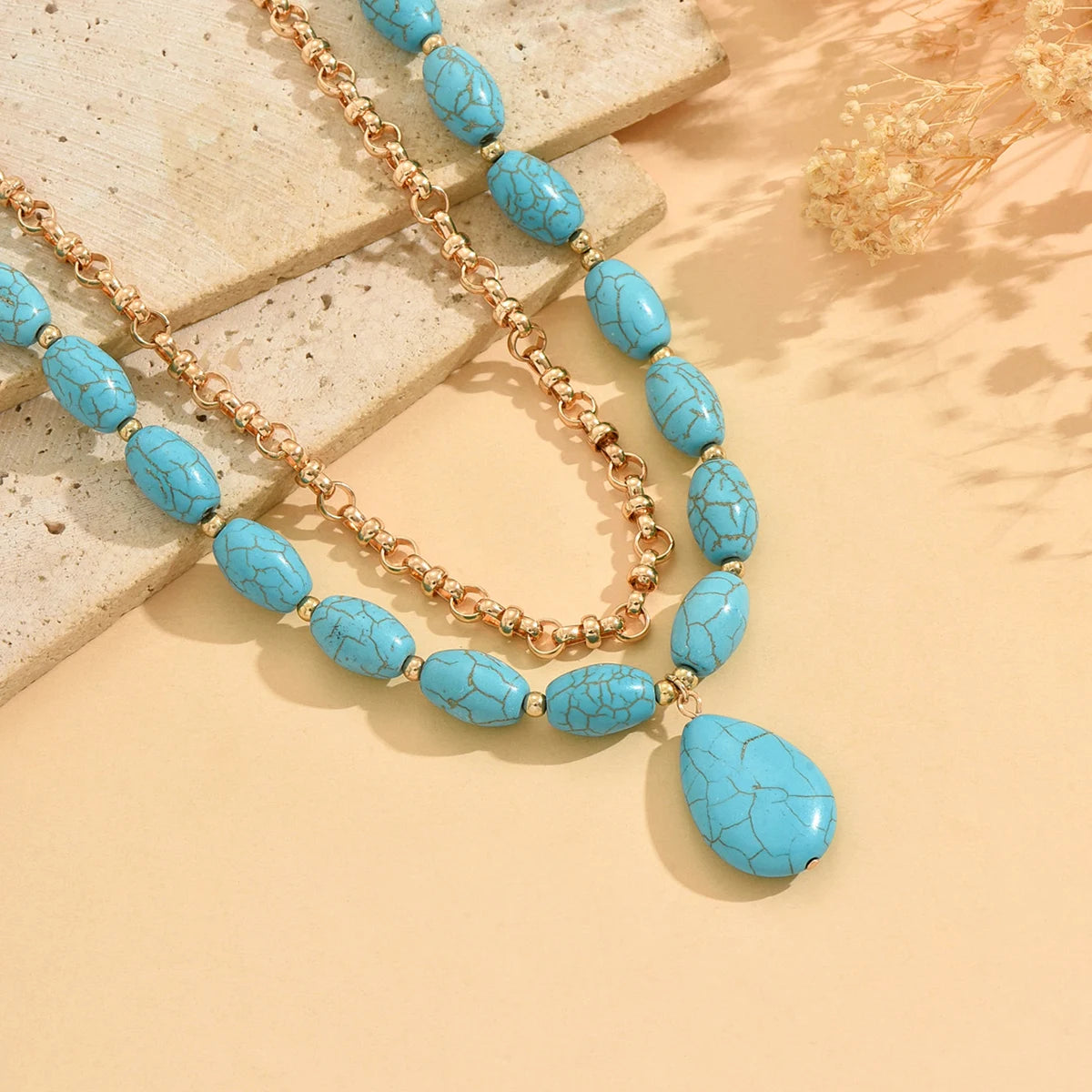 Collier Ras de Cou Turquoise