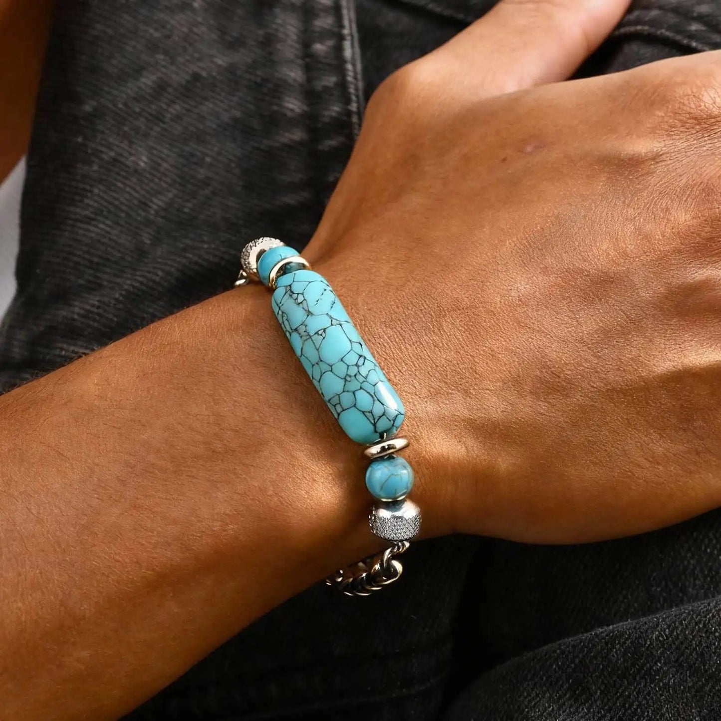 Bracelet Turquoise Homme