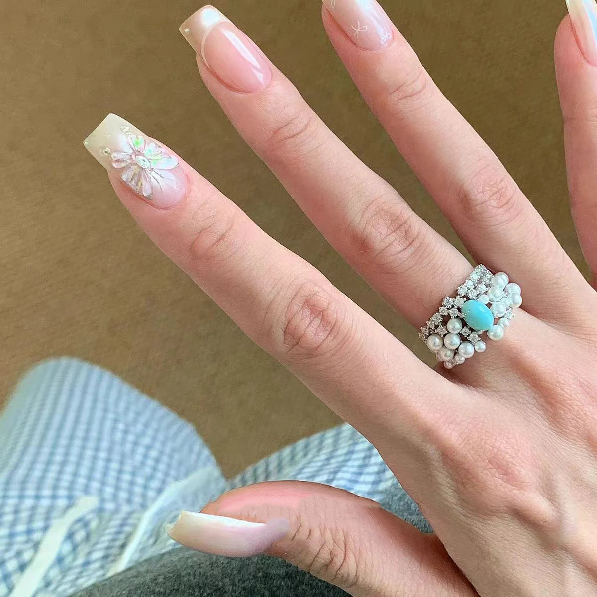 Bague Turquoise Argent Femme