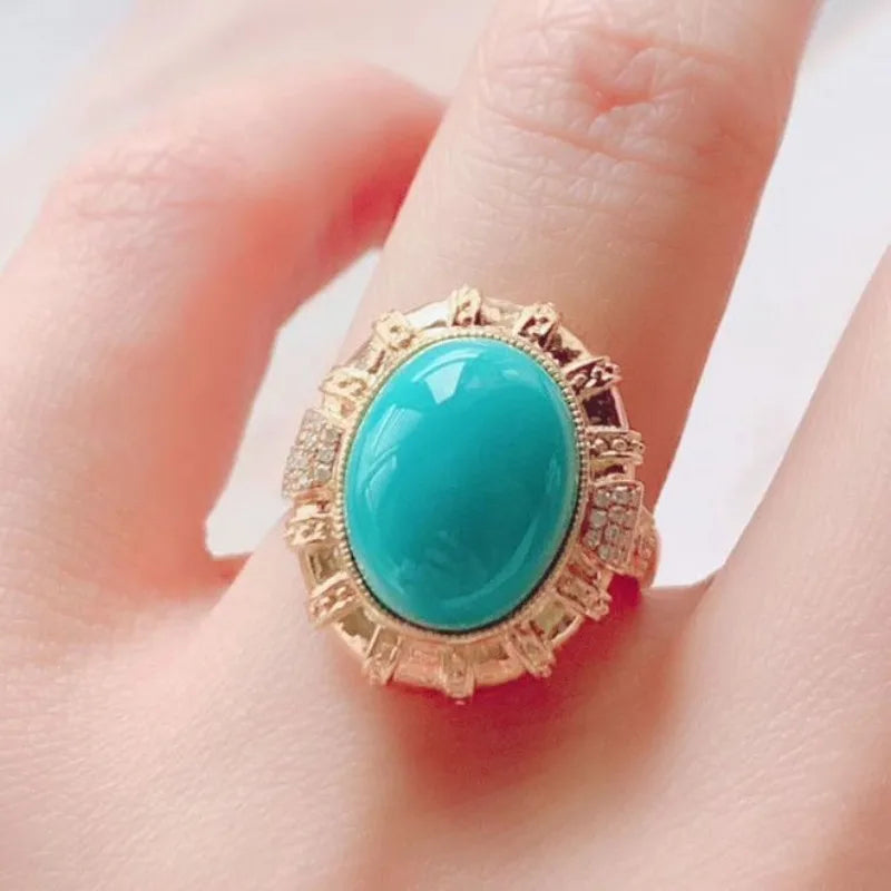 Bague Amérindienne Turquoise