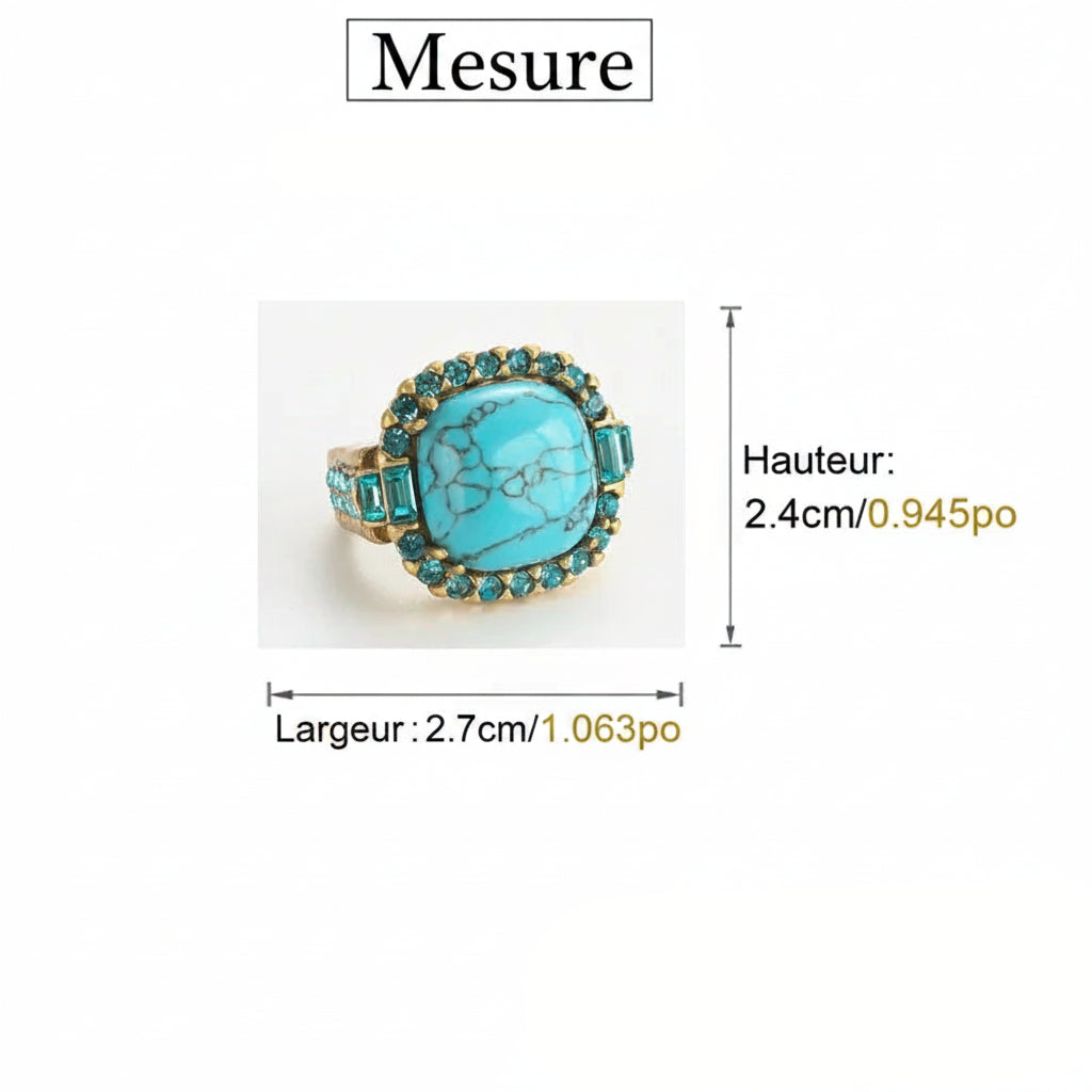 Bagues Pierre Turquoise