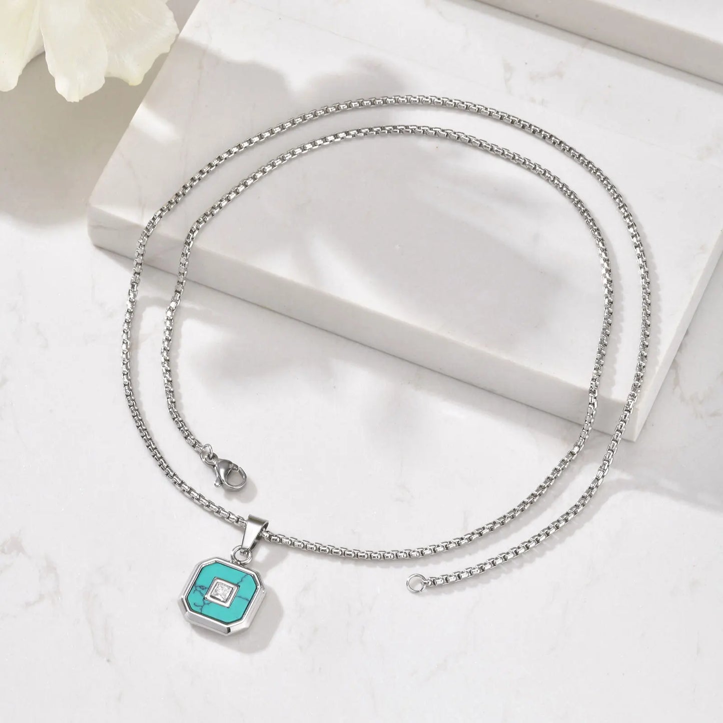 Collier Turquoise Homme