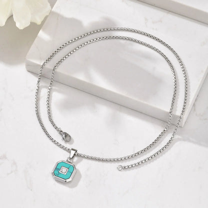 Collier Turquoise Homme