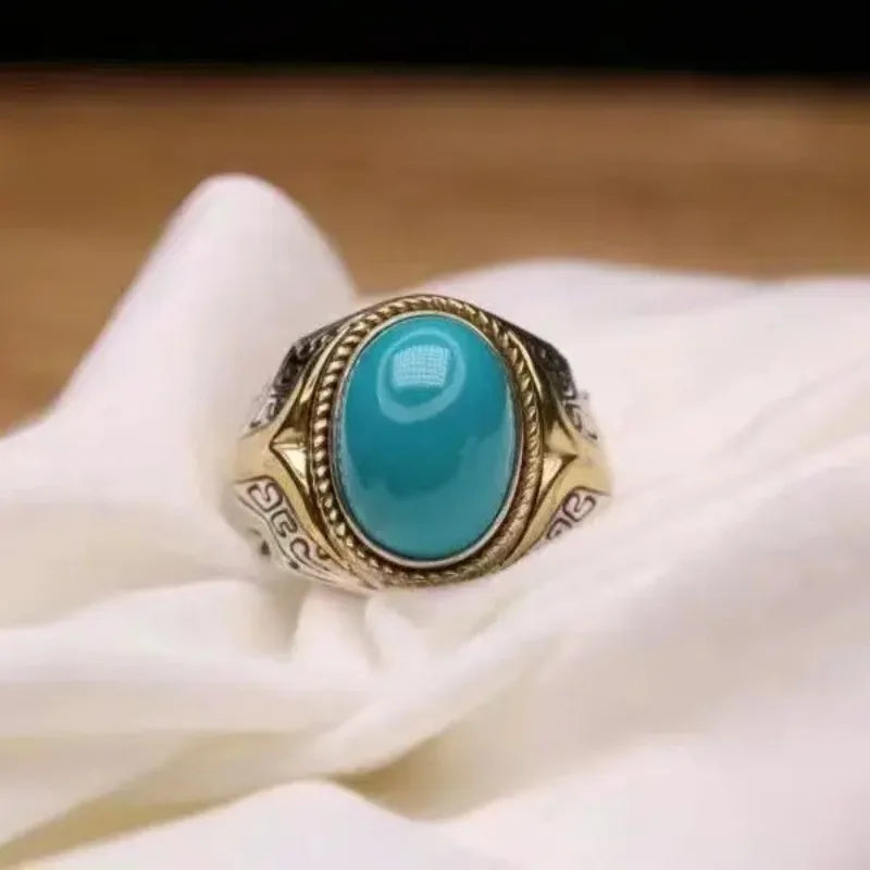 Bague Turquoise Homme