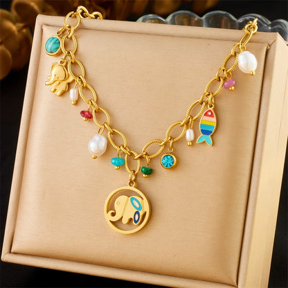 Collier Fantaisie Turquoise