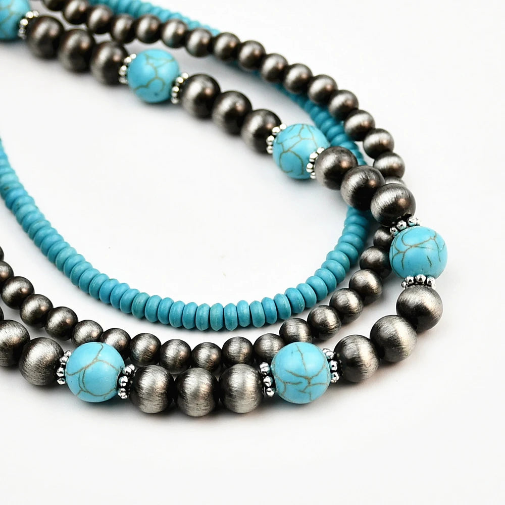 Collier Turquoise Ancien
