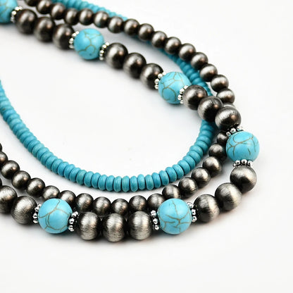 Collier Turquoise Ancien