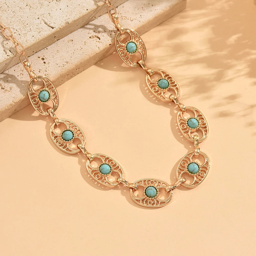Collier Turquoise Femme
