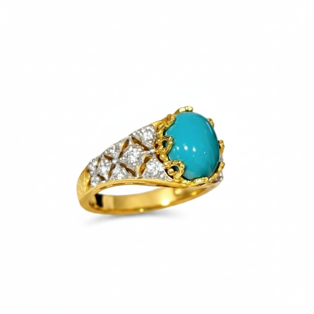 bague turquoise femme