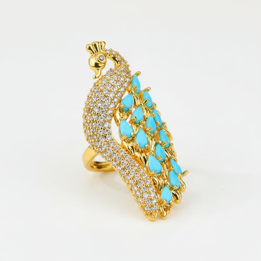 bague turquoise or