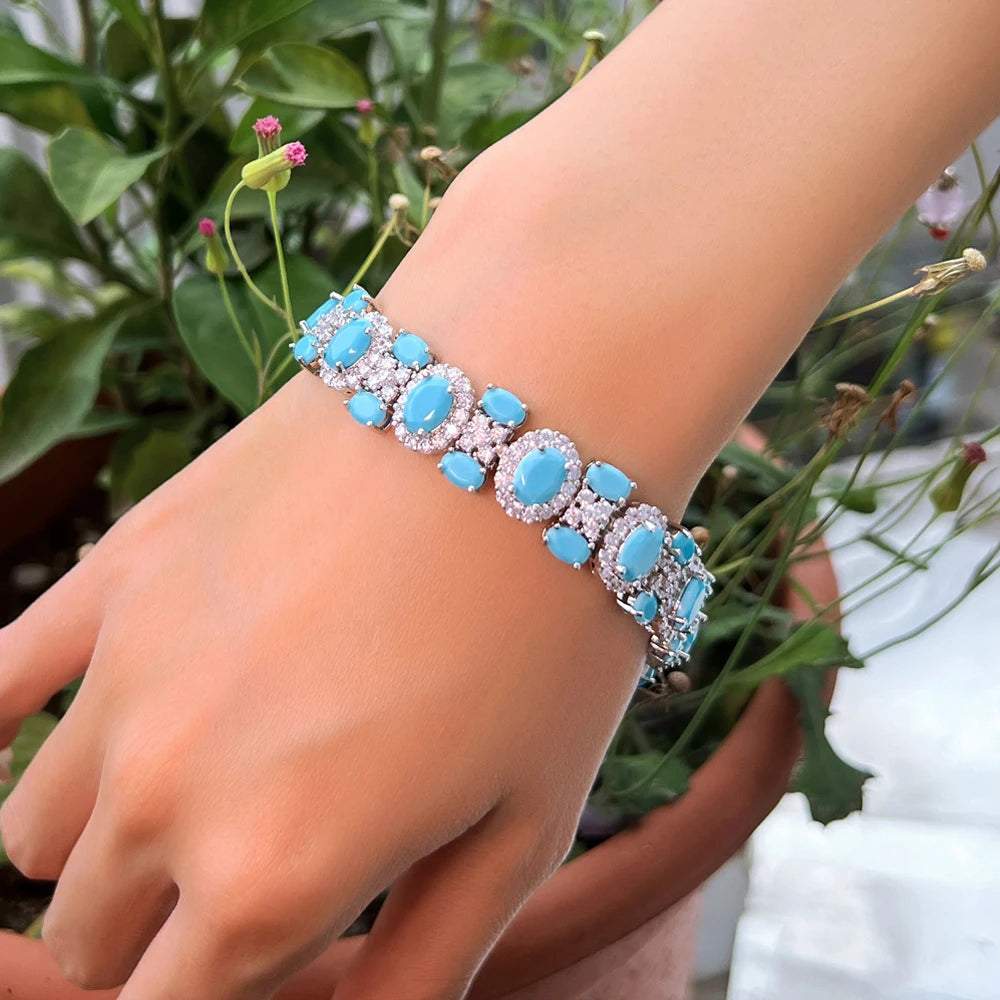 Bracelet Bleu Turquoise
