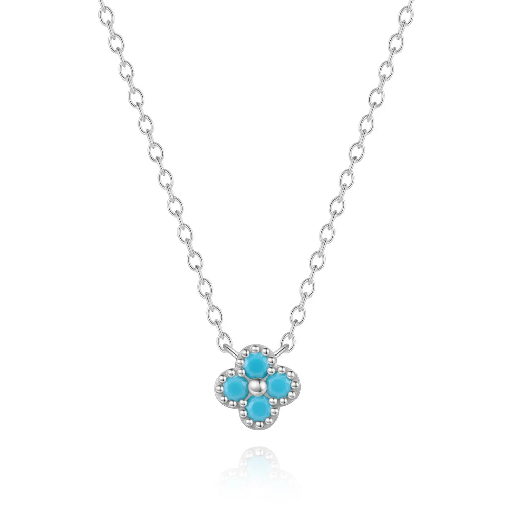 collier bleu turquoise