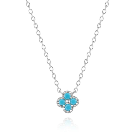collier bleu turquoise