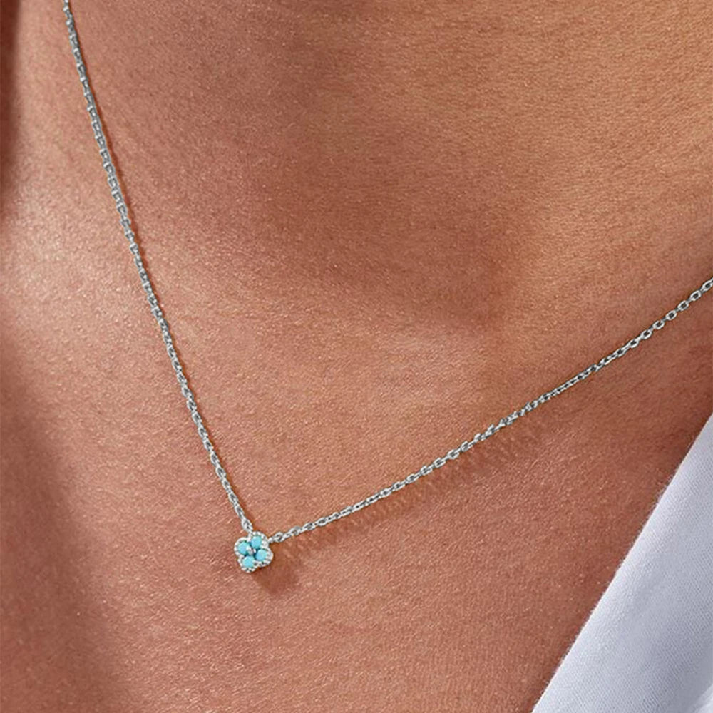 Collier Bleu Turquoise