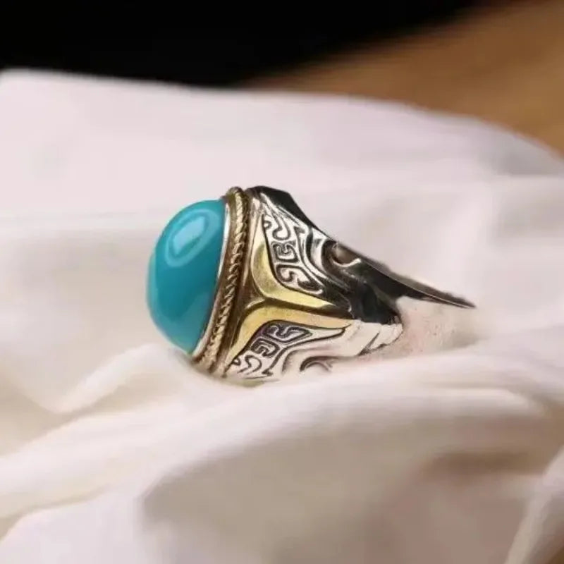 Bague Turquoise Homme
