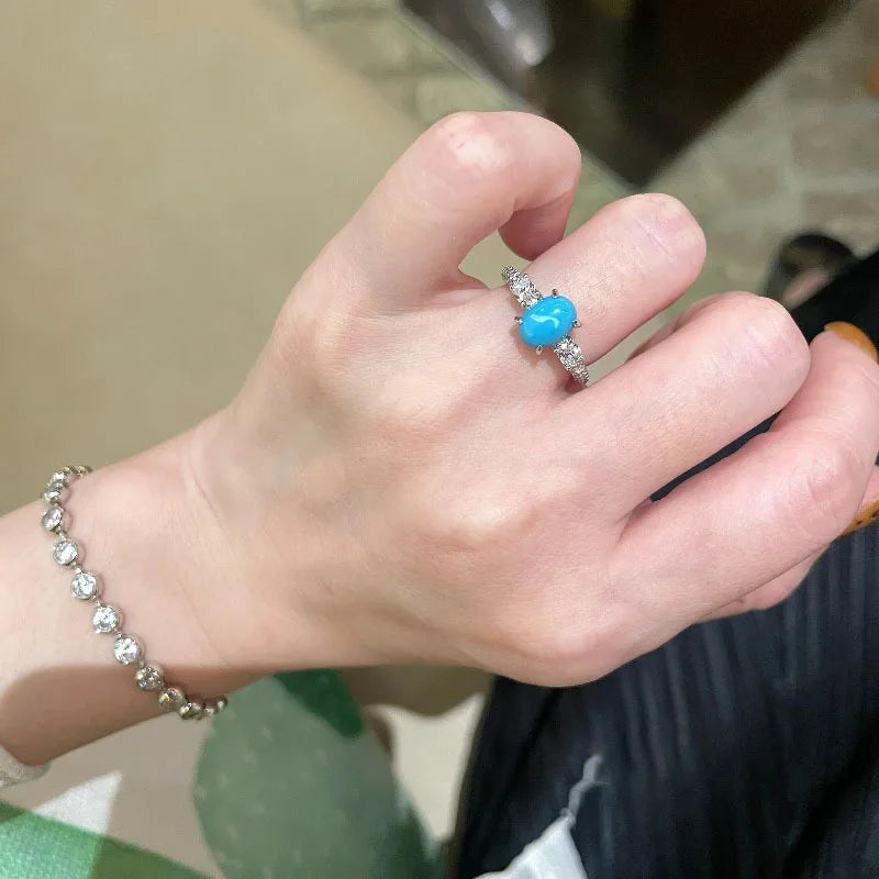 Bague Turquoise Argent