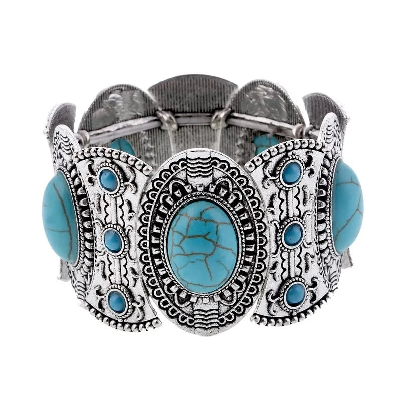 bracelet turquoise argent