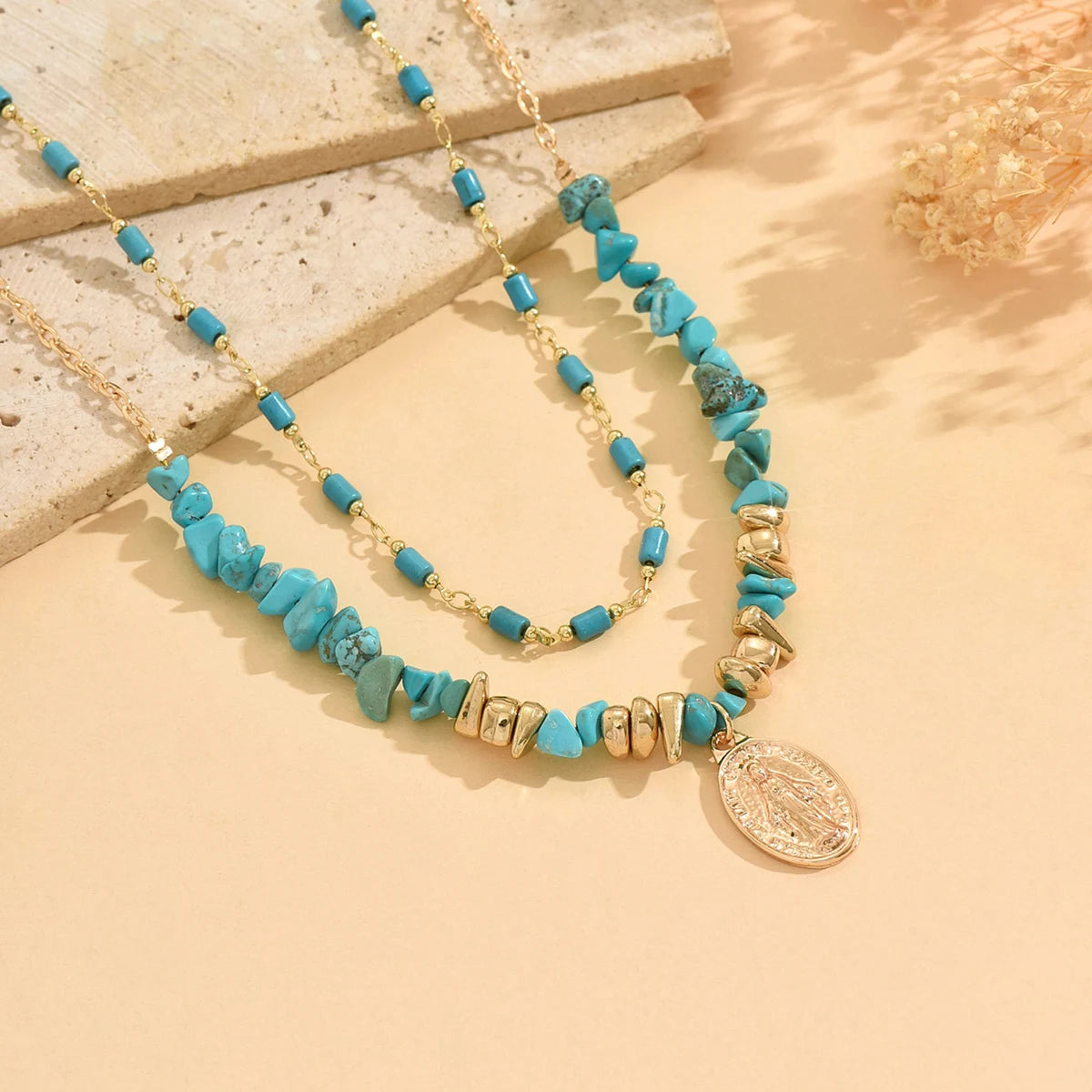 Collier Pierre Turquoise