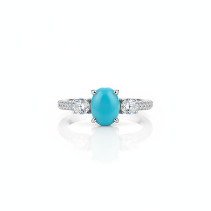 bague turquoise argent