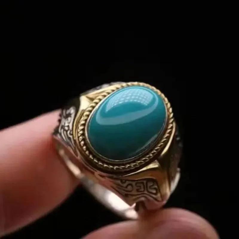 Bague Turquoise Homme