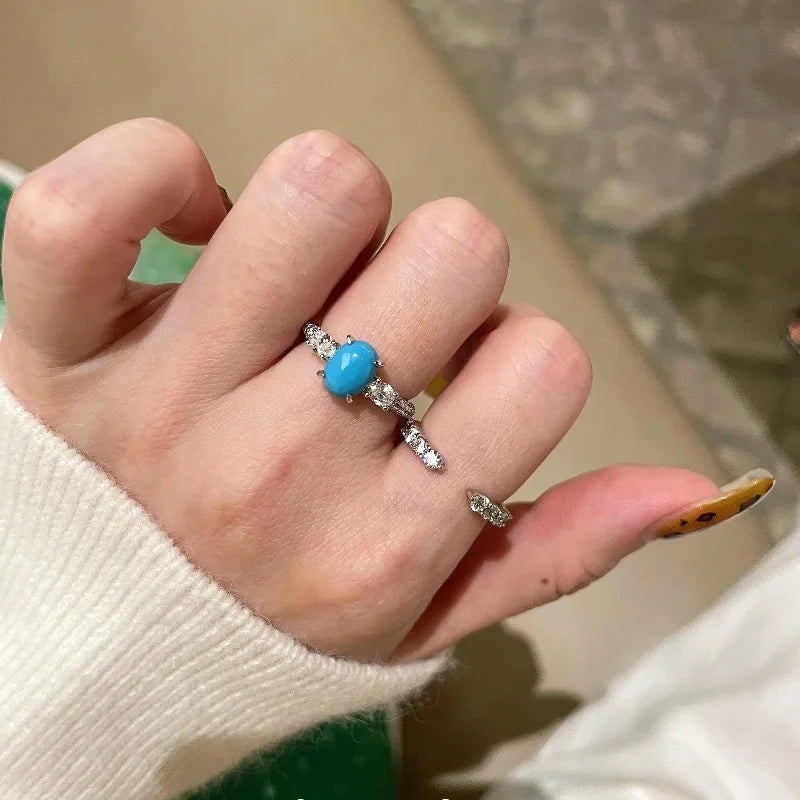 Bague Turquoise Argent