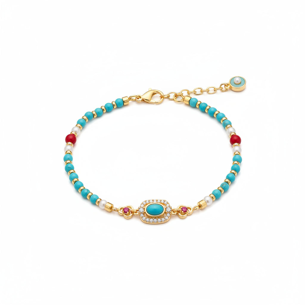 bracelet turquoise femme