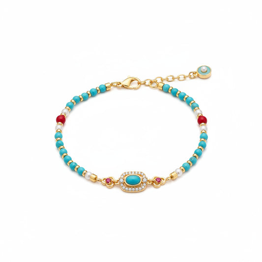 bracelet turquoise femme