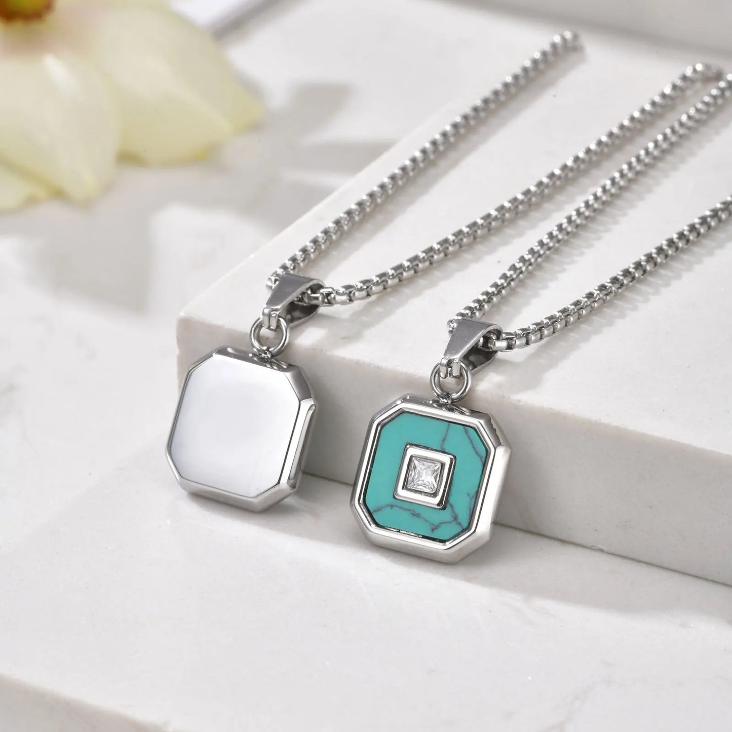 Collier Turquoise Homme