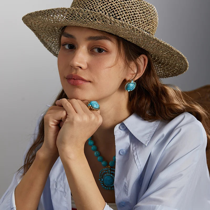 Bagues Pierre Turquoise