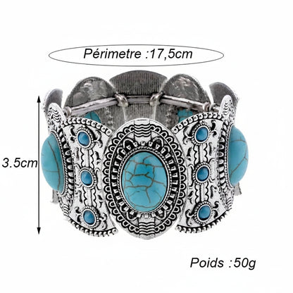 Bracelet Turquoise Argent