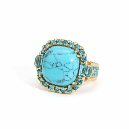 bagues pierre turquoise
